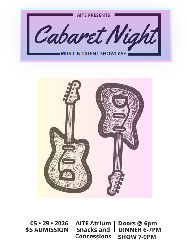 Attend AITE's Cabaret Night on May 29th!